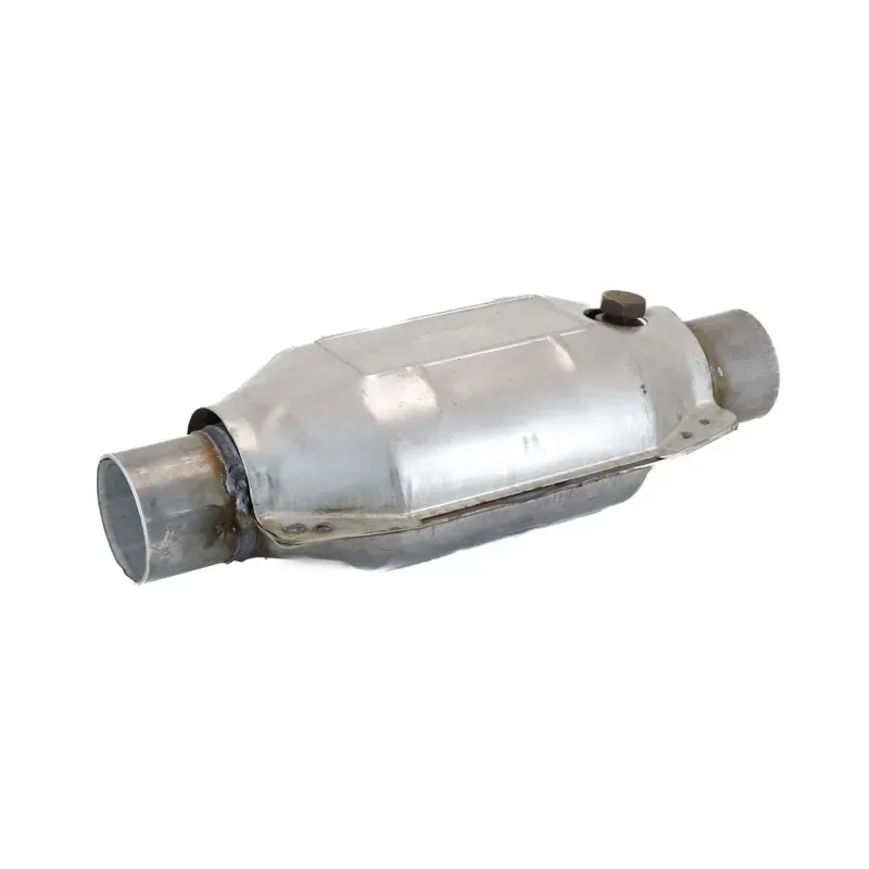 Catalizador ovalado sensor a 14" Inox