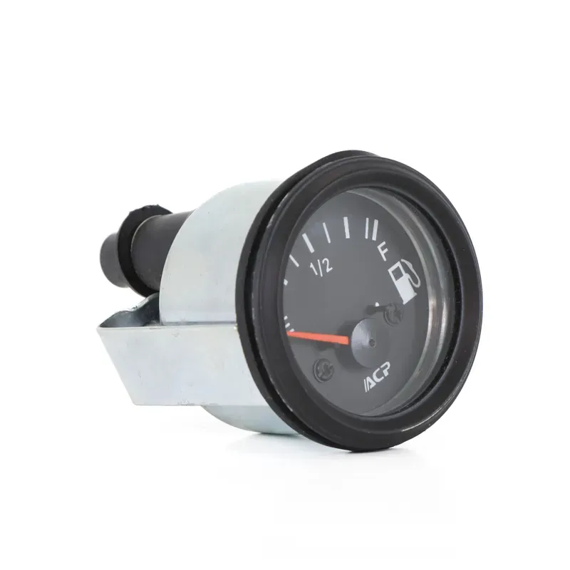 Medidor de combustible de 12 volts negro