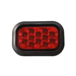 Lampara trasera rectangular de 12 led