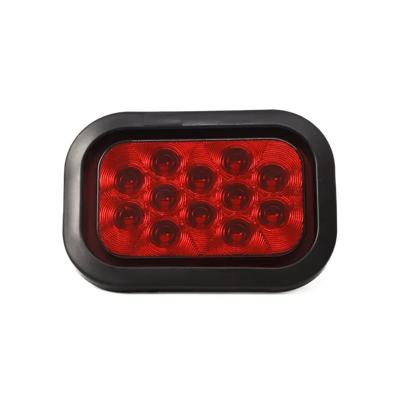 Lampara trasera rectangular de 12 led