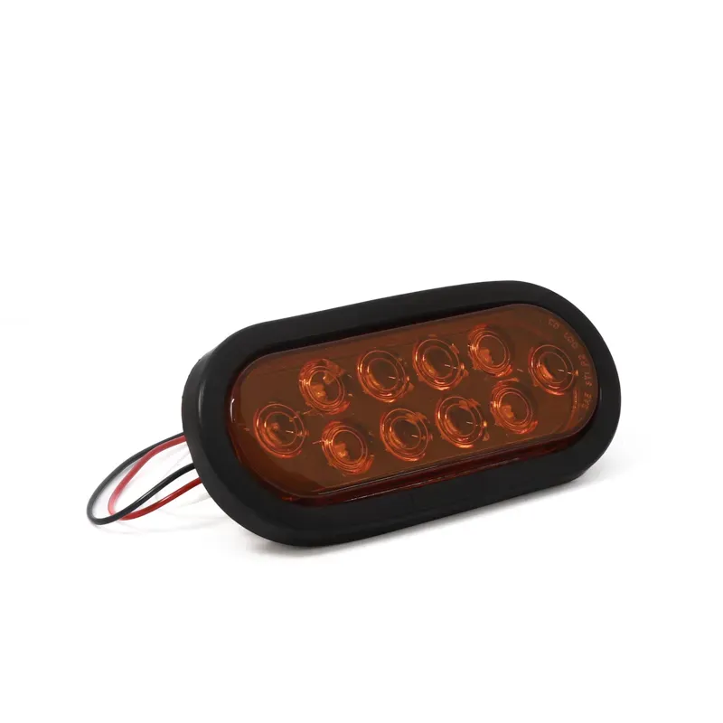 Plafon ovalado para embutir de 10 led