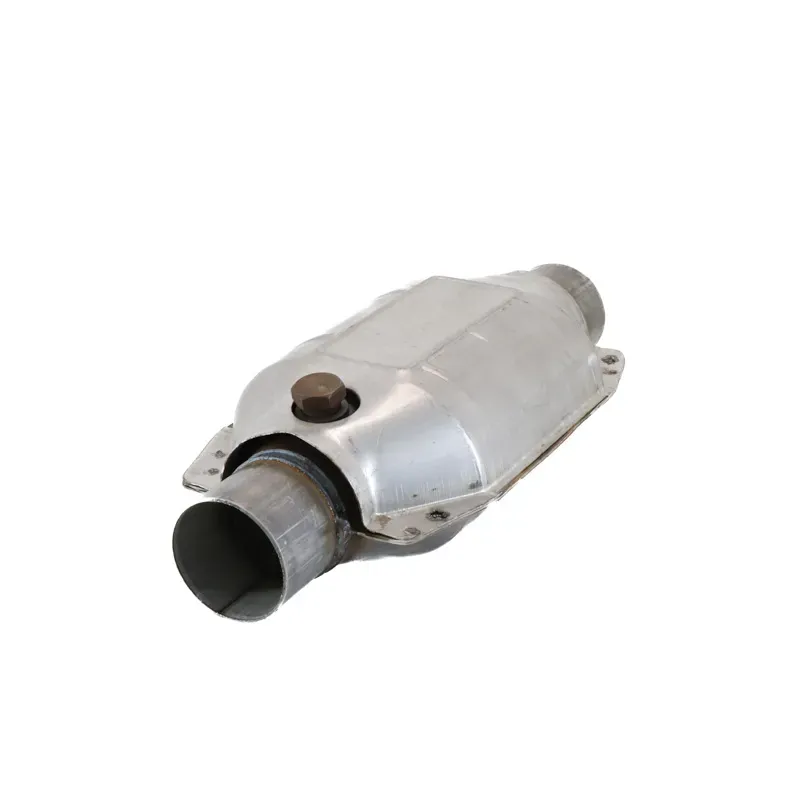 Catalizador ovalado sensor a 14" Inox