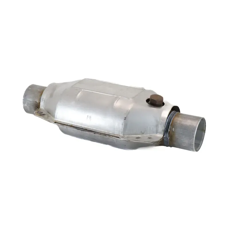 Catalizador ovalado sensor a 14" Inox
