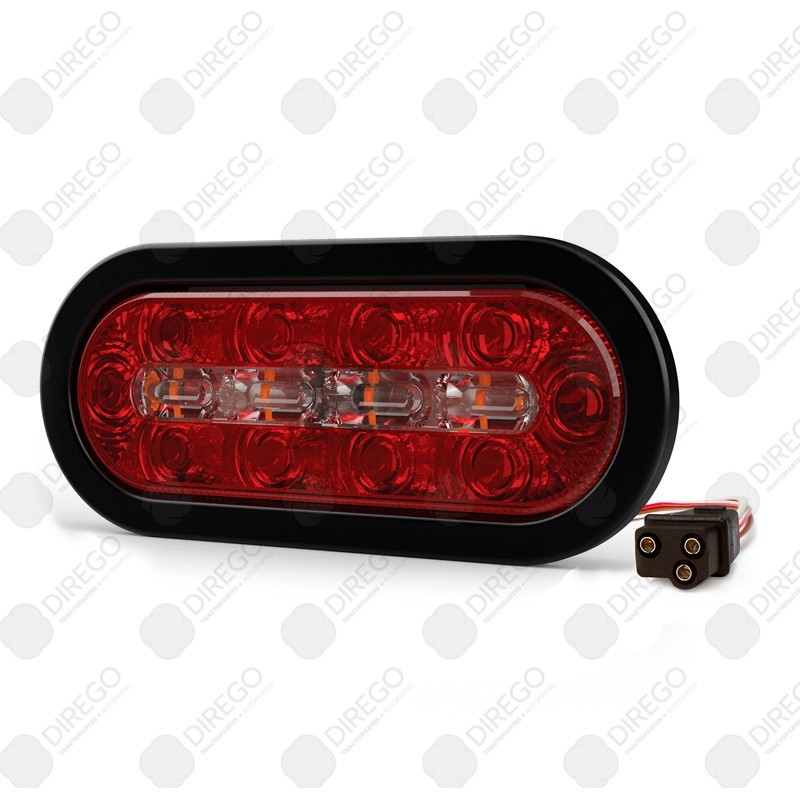 Plafon ovalado de 6" con funcion 4 en 1