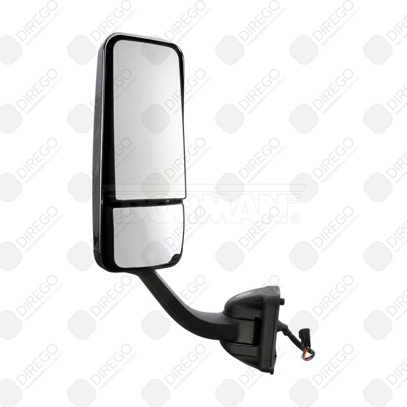 Conjunto retrovisor cromado izq cascadia