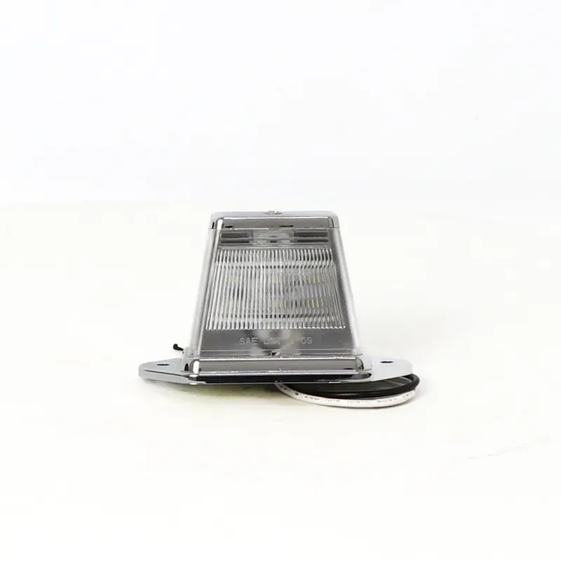 Lus led para placa color cromado