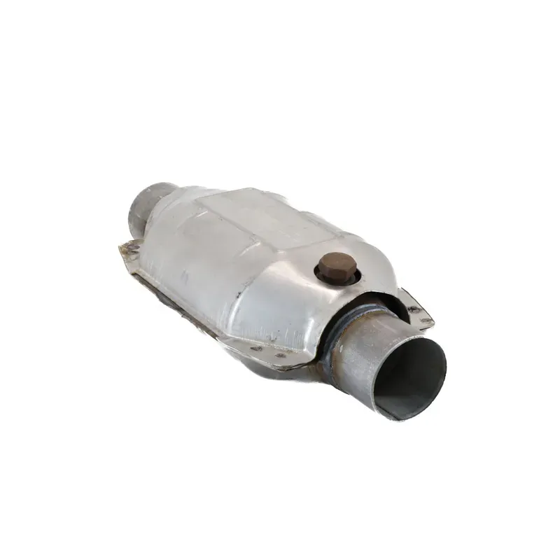 Catalizador ovalado sensor a 14" Inox