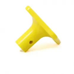 Perilla amarilla para valvula de estacio
